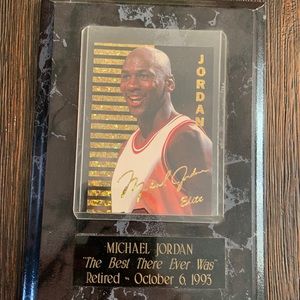 Rare Michael Jordan Nitro Elite Autograph Card